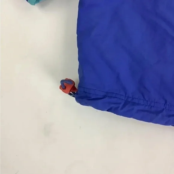 Chubbies Mens Sz M Reversible Fleece Windbreaker Pullover Blue Striped Nylon - Picture 6 of 10